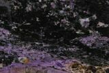 Purple Polished Charoite Slab - Siberia #129078-1